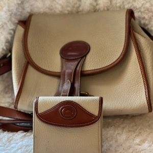 Dooney & Bourke Saddle bag with matching wallet
